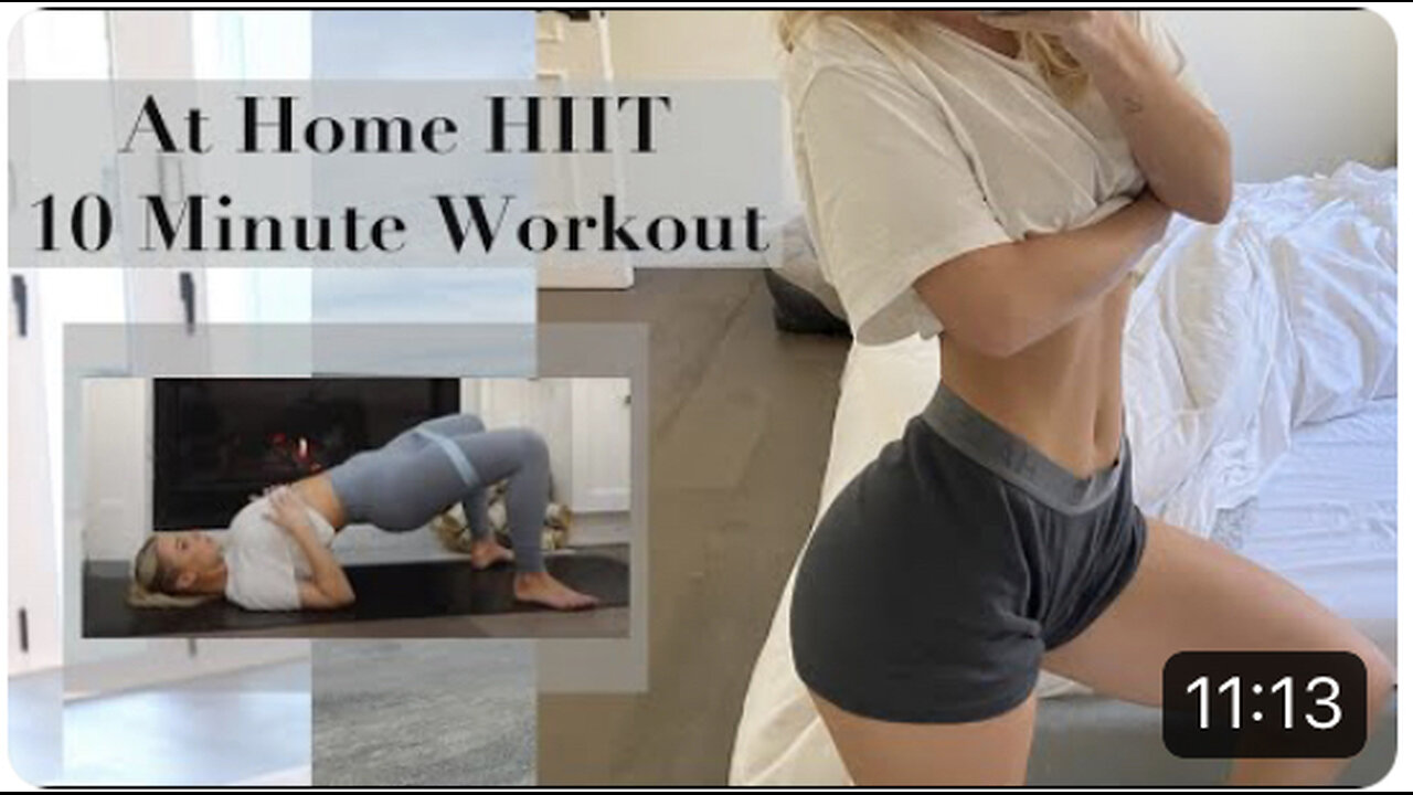 At Home HIIT Workout | 10 minutes