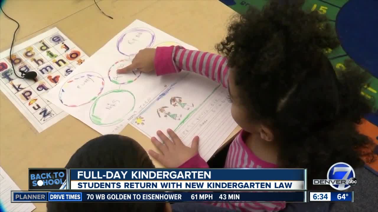 Students return with new kindergarten law