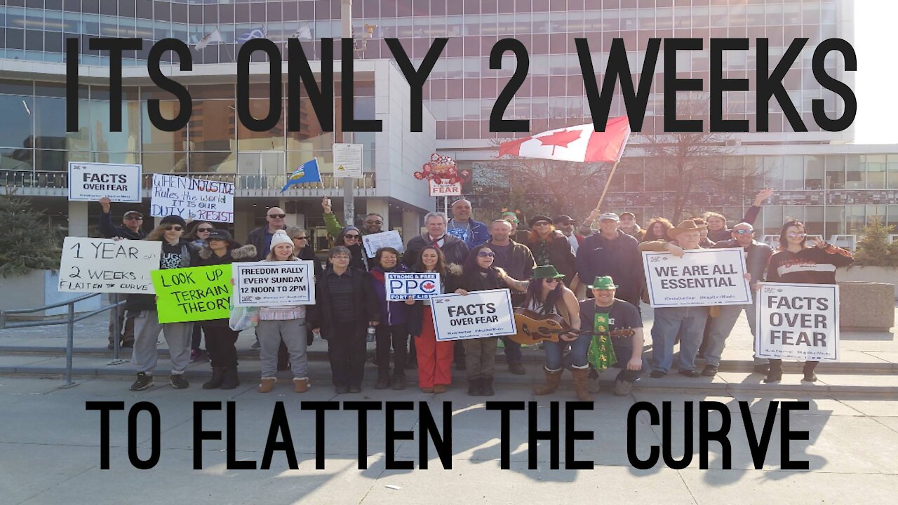Its only 2 weeks to flatten the curve Anniversary
