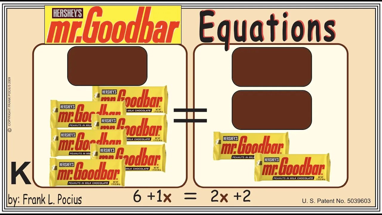 K1_vis mrGOODBAR X 6+1x=2x+2 _ SOLVING BASIC EQUATIONS _ SOLVING BASIC WORD PROBLEMS