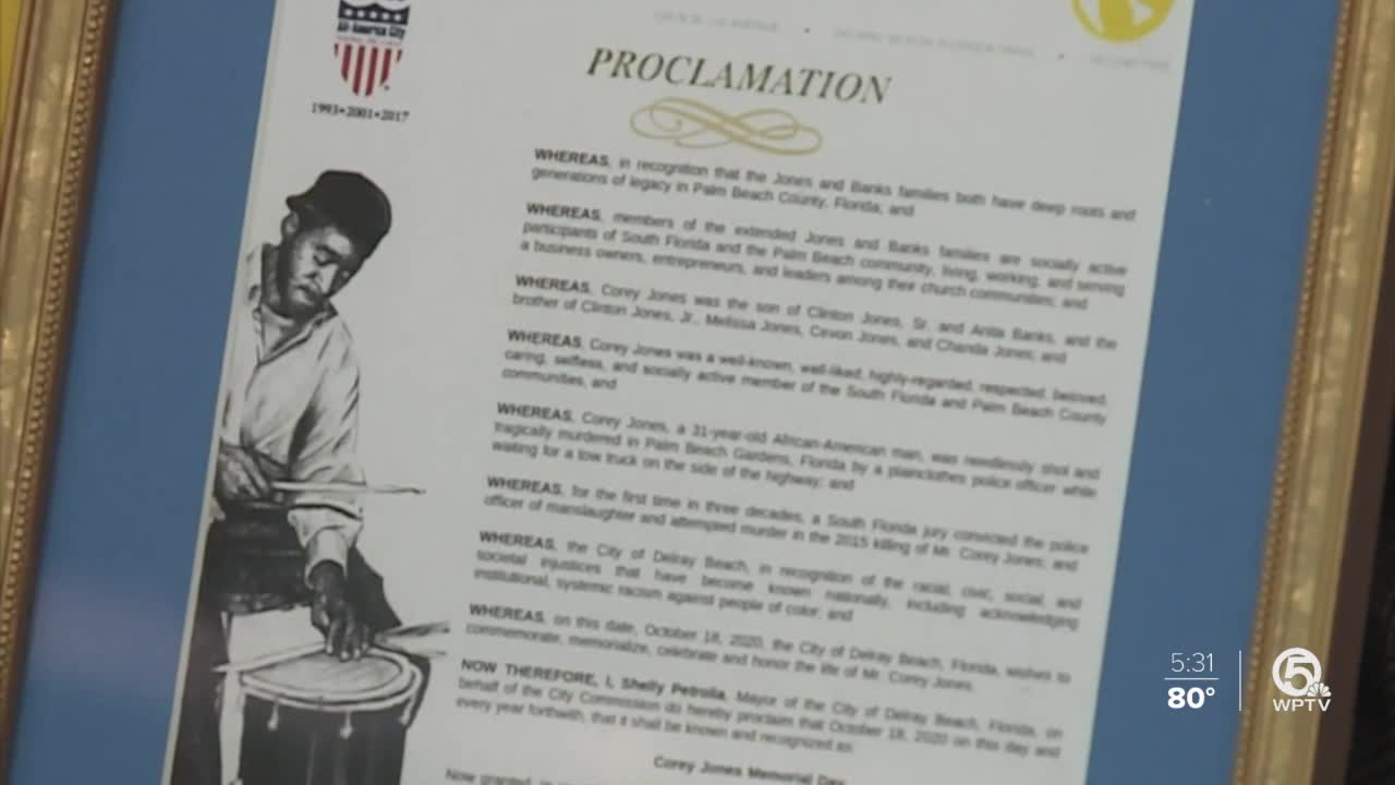 Delray Beach honors Corey Jones with proclamation