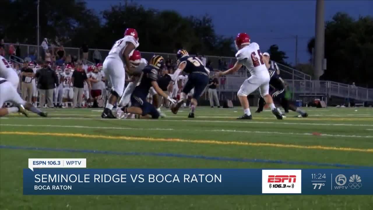 Seminole Ridge survives against Boca