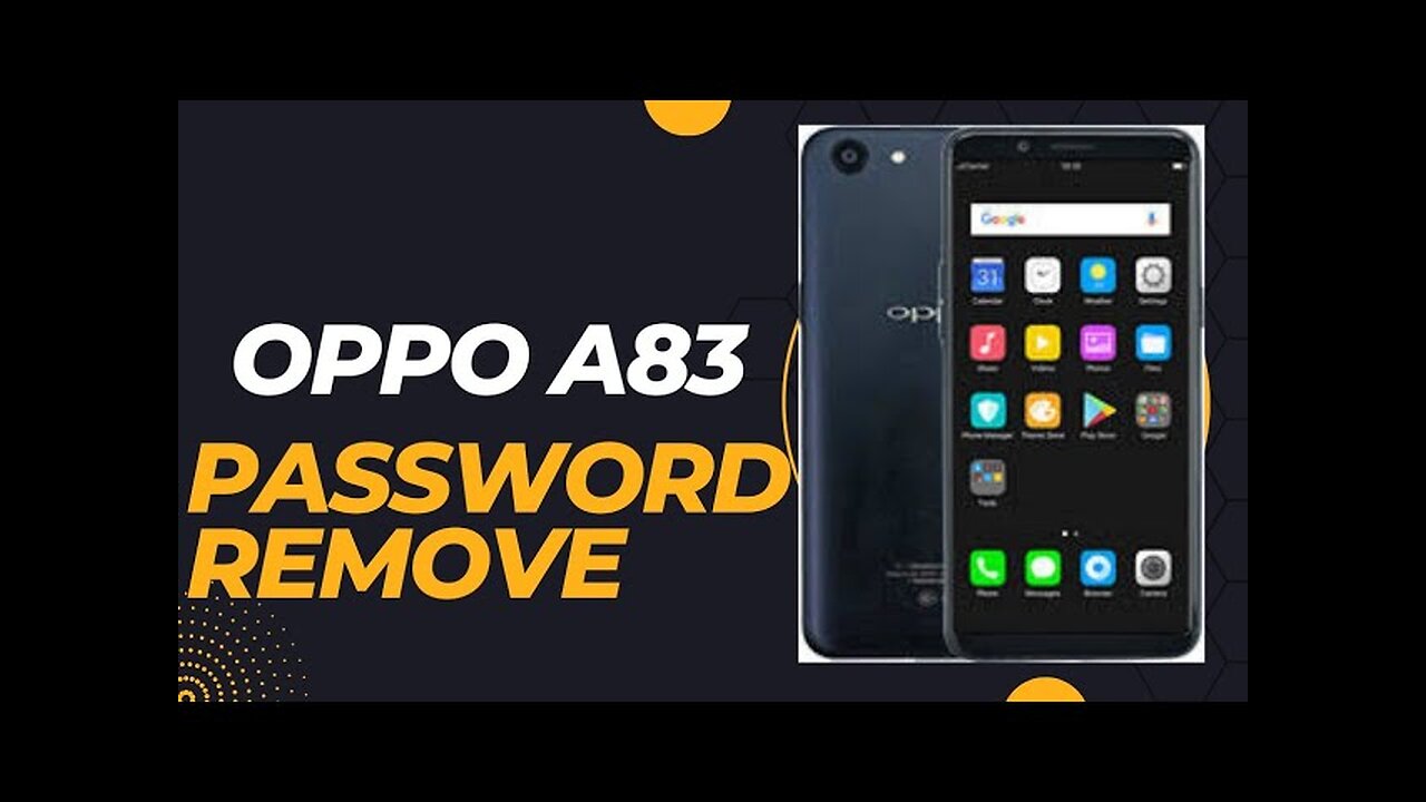 How to remove pattern oppo a83 if usb not work by mipitester