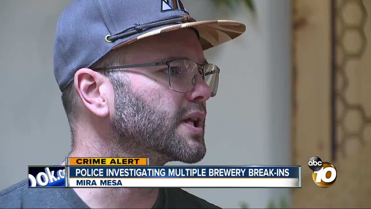 SDPD investigating multiple brewery break-ins