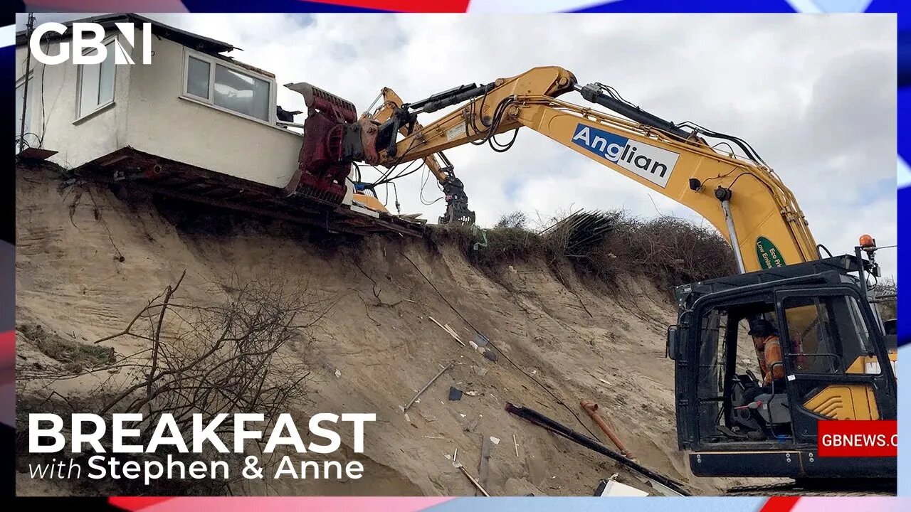 Rapid coastal erosion in Norfolk threatens homes and businesses | GB News' Theo Chikomba reports