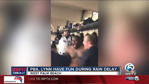 Palm Beach Atlantic, Lynn rain delay fun