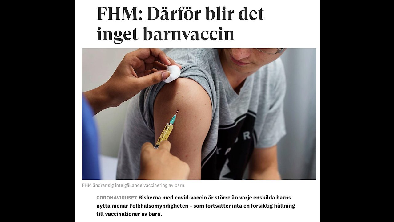 FB-lajv. Väteperoxid. Sur mage bra. Folkhälsovårdsmyndigheten: Inget barnvaccinerande!