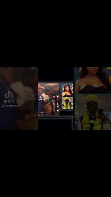 Jt from the city girls and lil uzi vert being escorted out of the BET AWARDs !