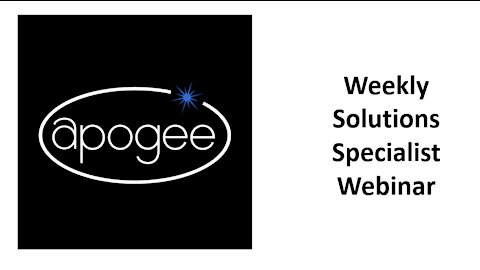 5-25-2021 Apogee Weekly SS webinar