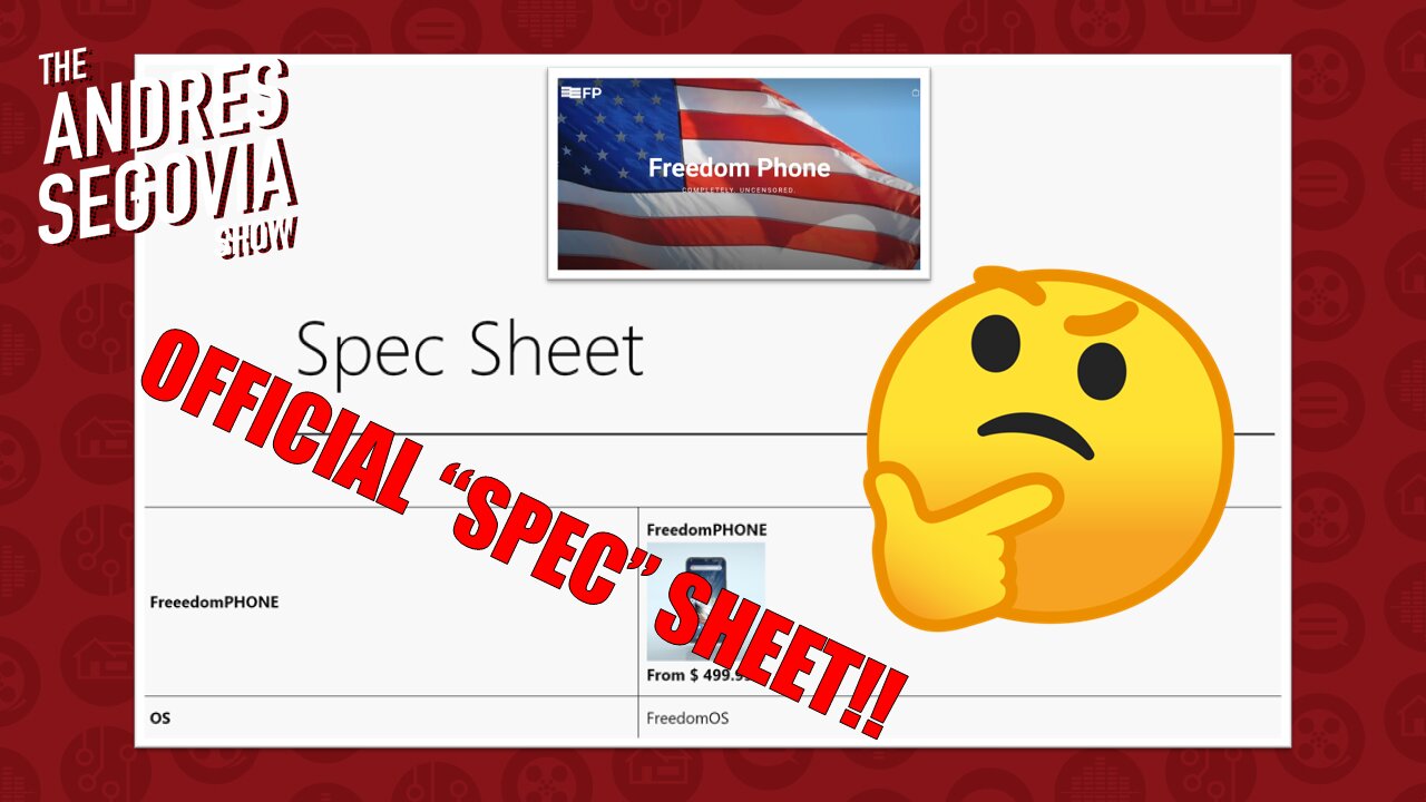 Freedom Phone OFFICIAL SPECS!