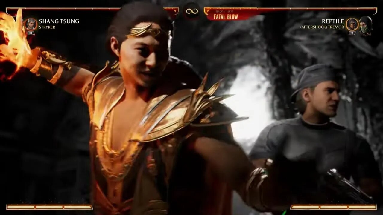 Mortal Kombat 1 2023 Shang Tsung & Stryker Kameo Fatal Blow