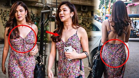 Ridhima Pandit looks beautiful, spotted outside Kromakay Salon in Juhu