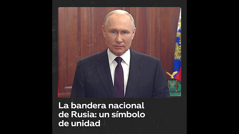 Putin felicita al país en el Día de la Bandera Nacional