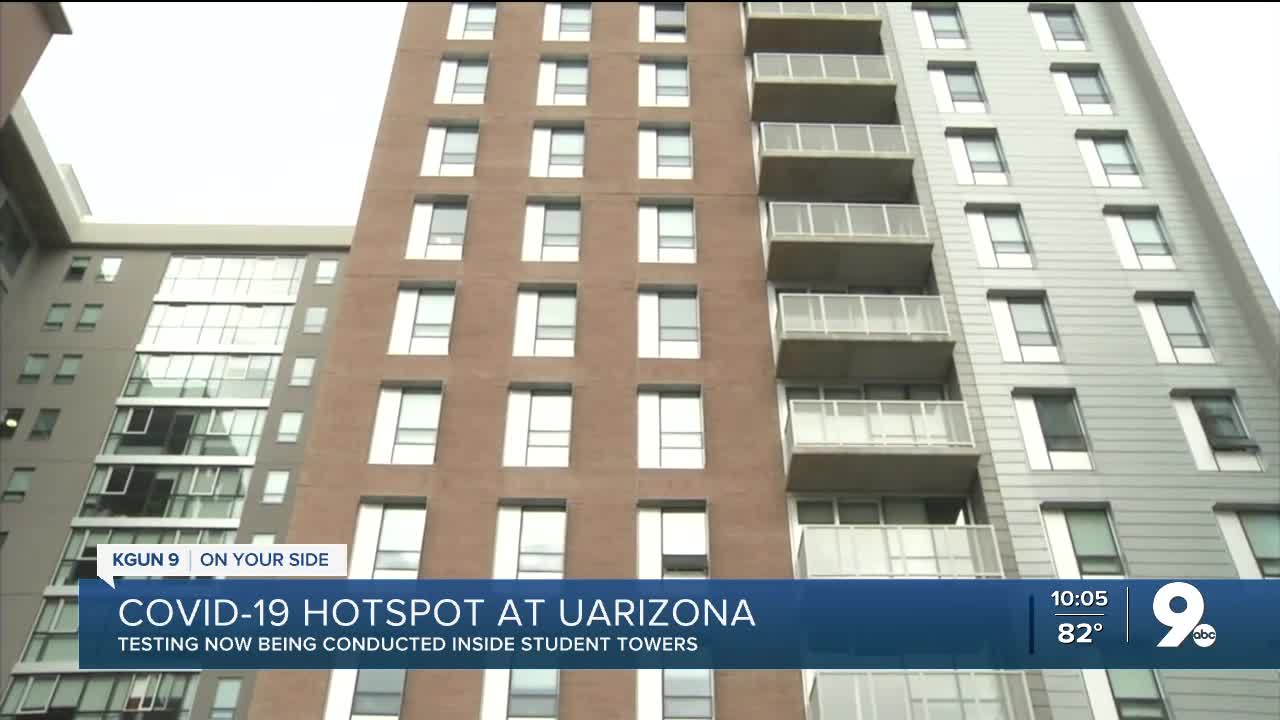 COVID-19 Hotspot: More testing in student housing near UArizona