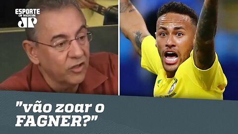 Flavio Prado IRONIZA críticas a NEYMAR: "vão zoar o FAGNER?"