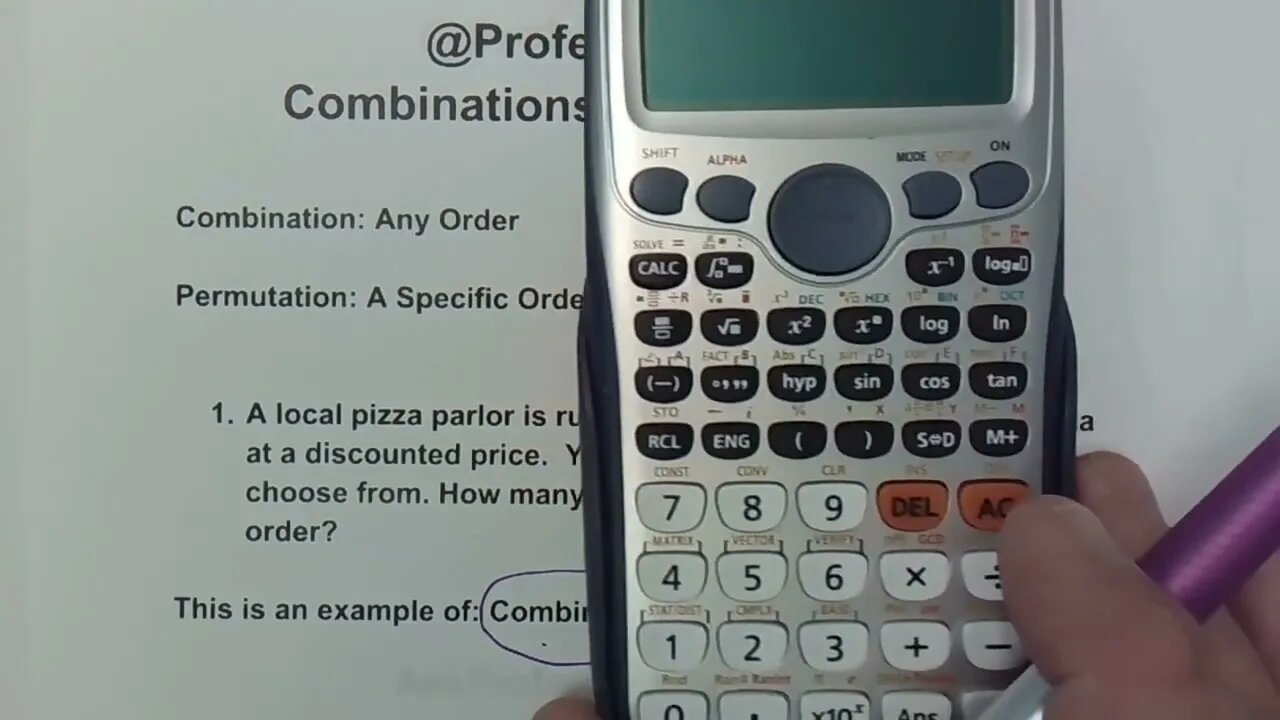 Combinations and Permutations