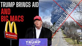 TRUMP VISITS OHIO DISASTER AND BRINGS AID