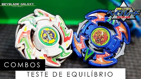 Vamos testar o equilíbrio com combos de Beyblade ベイブレード