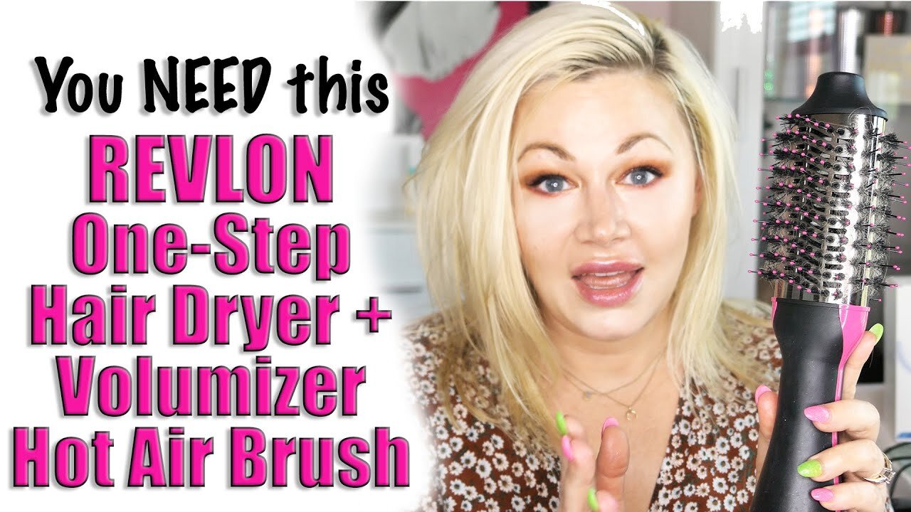 You need this Revlon One Step Hair Dryer and Volumizer Hot Air Brush | Easy and Safe for your Hair