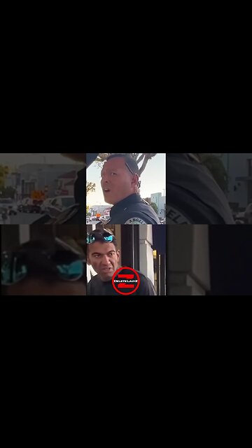 COP GETS UPSET I DIDN'T KNOW HE WAS A COP