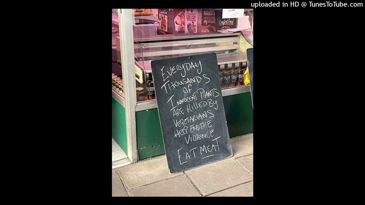 A butcher proudly describes his job.