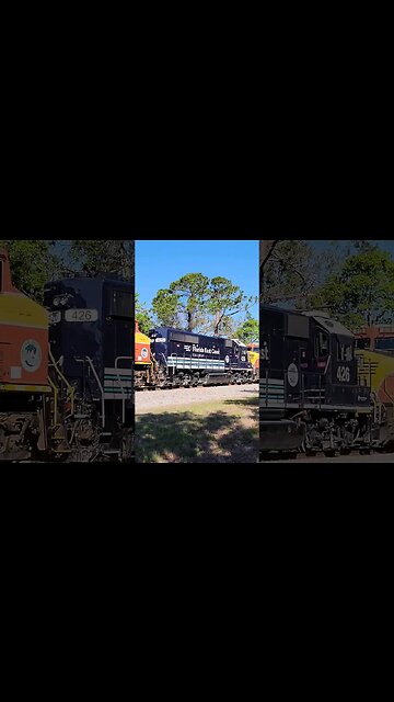 Florida East Coast Railway FEC-103 at South Daytona Florida Mar. 11 2023 #railfanrob #rrmrailvideos