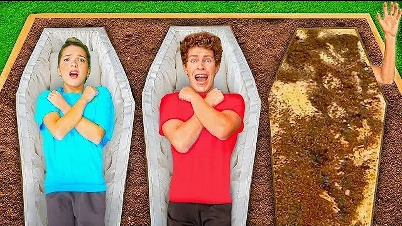 LAST TO LEAVE THE COFFIN WINS $10,000! |ben azelart,brent rivera |