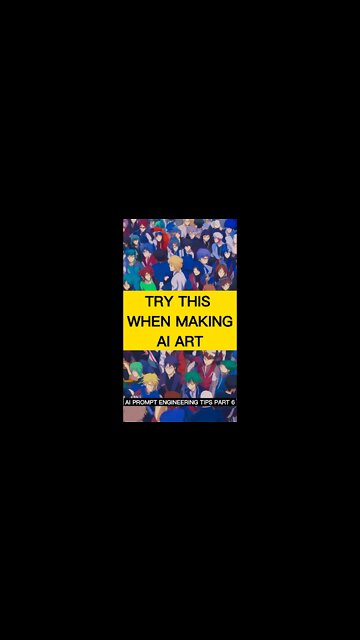 If You want to Make Better AI Art, Try using This ... Part 6