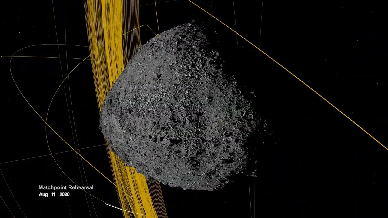 OSIRIS REx Slings Orbital Web Around Asteroid to Capture Sample