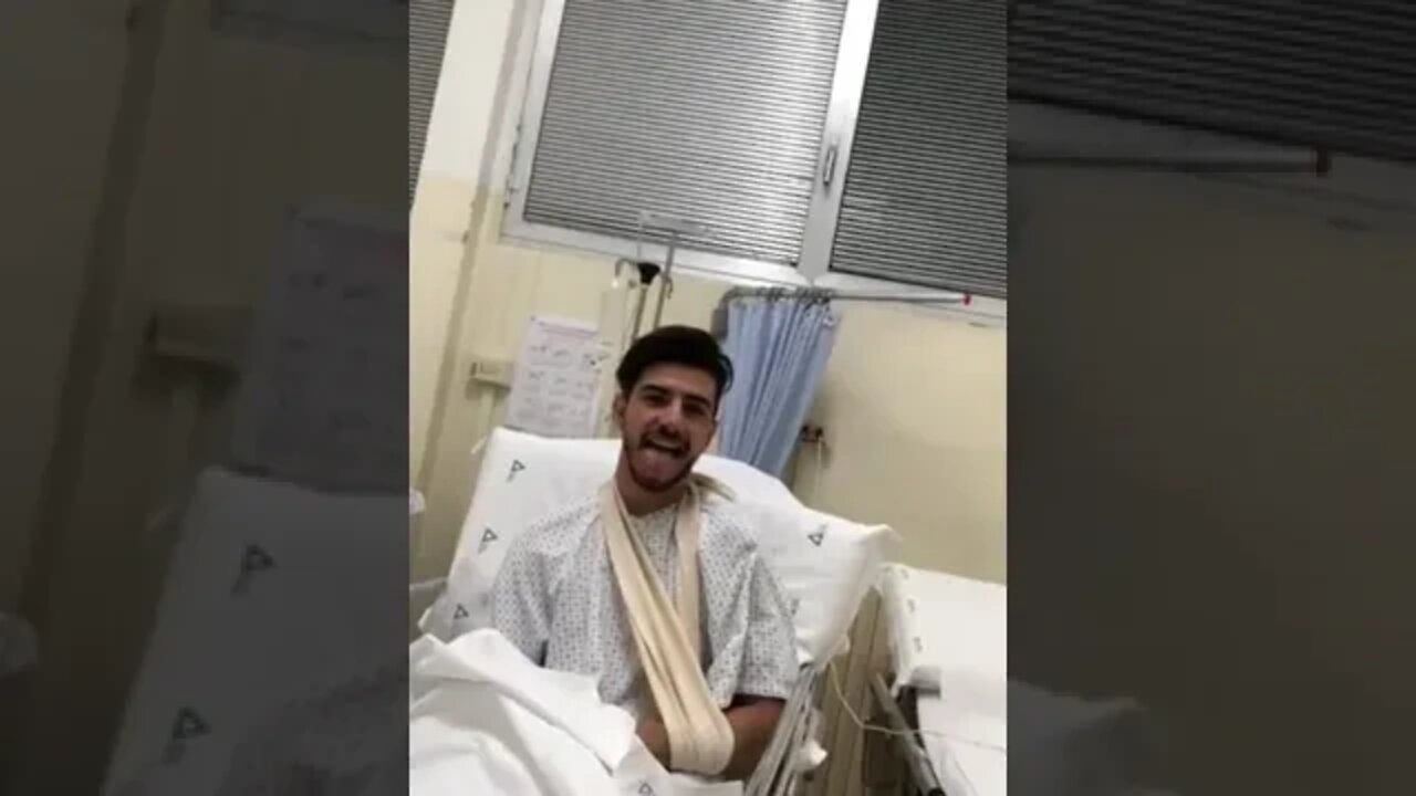 Broke my Shoulder in Pit Bike race crash 😓💥