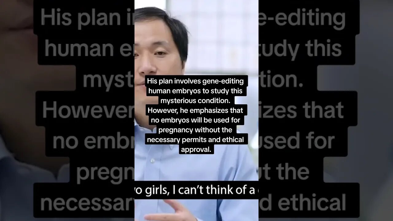He Jiankui, the scientist behind the gene-edited babies is making waves again! #reels #short #shorts