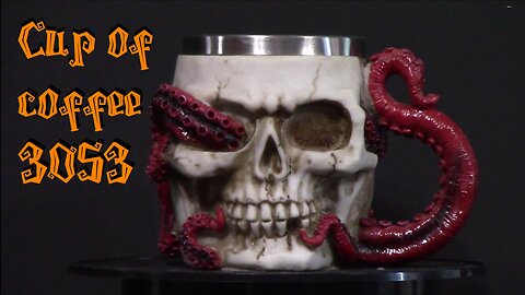 cup of coffee 3053---Temu Earrings and Great Skeleton Sweater! (*Adult Language)