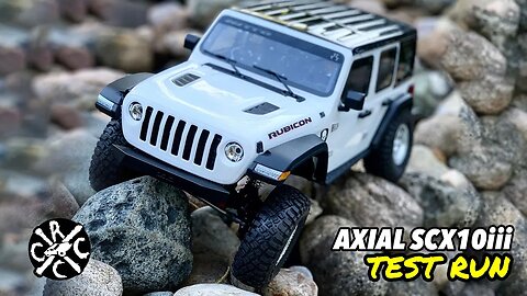 Axial SCX10iii Kit - First Run with HW Axe 2700kv Brushless Motor and Reefs Triple 5