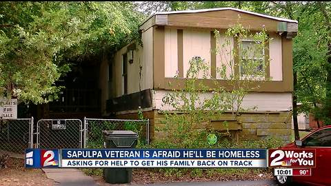 Sapulpa veteran said he's one paycheck away from homelessness, writes letter as last hope