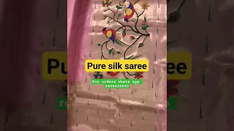 pure silk saree#puresoftsilksarees #zarisaree #sareefashion