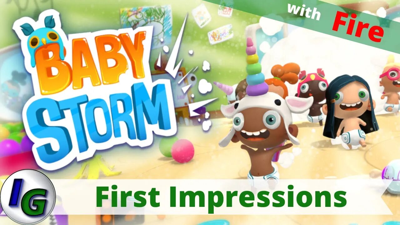 Baby Storm First Impression Gameplay on Xbox with Fire