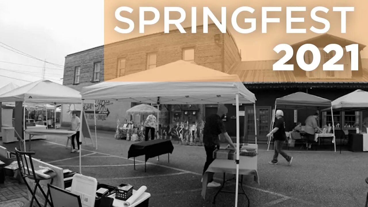 Setting up at Denham Springs “SpringFest 2021” (Timelapse)