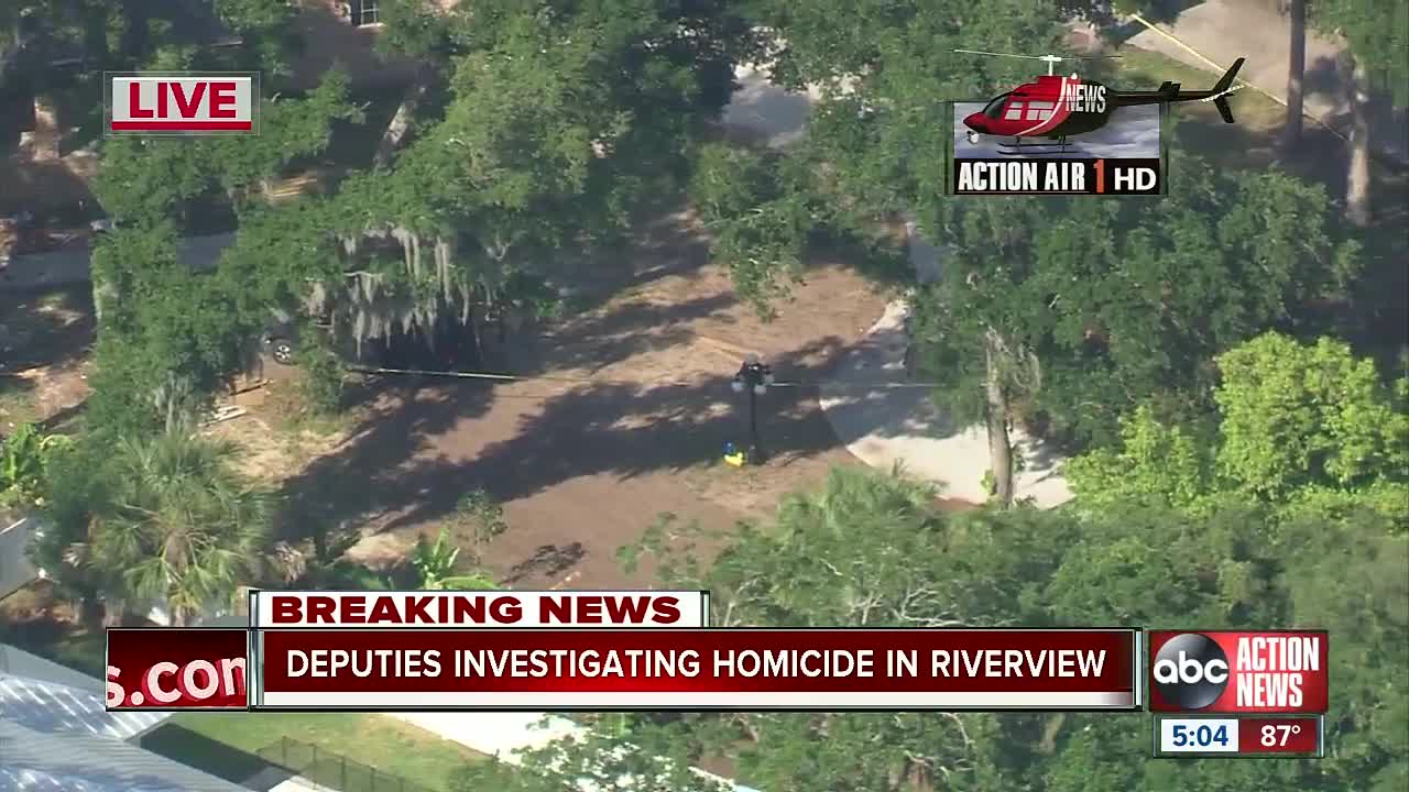 Homicide investigation underway after shooting in Riverview