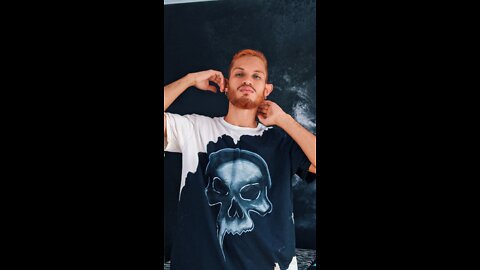 DIY Skull T-shirt