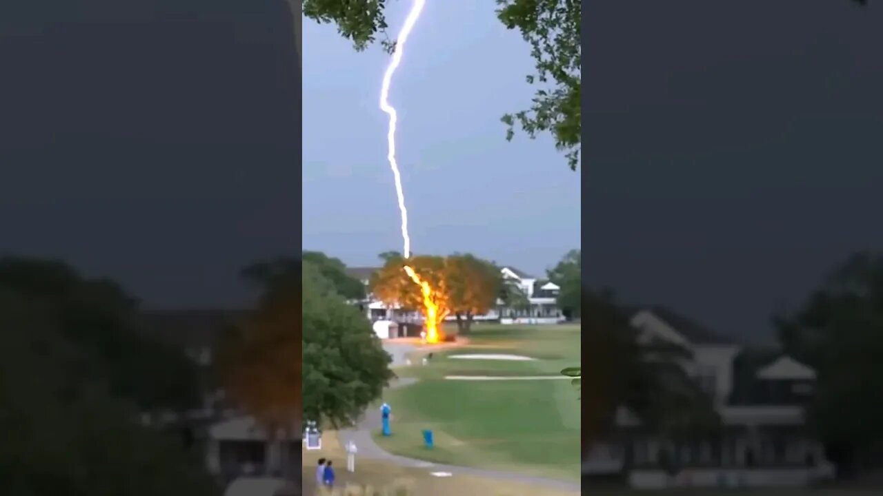 lightning 18th green #best #weather #lightning