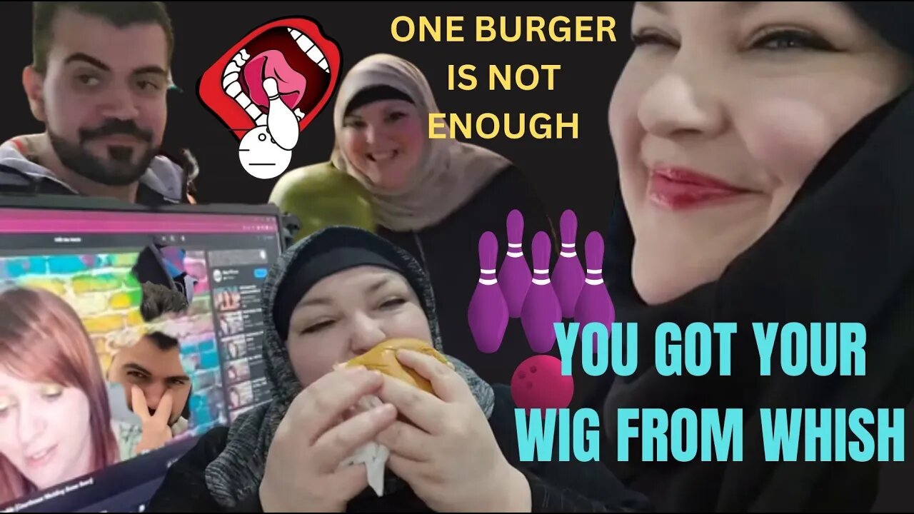 Foodie Beauty & Salah Went Bowling ,She Came For Milk Tea To Hungry To React So She Got Shake Shack