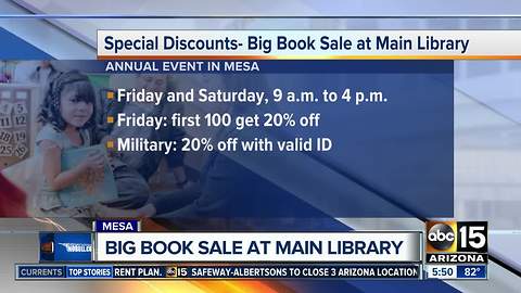 Save money at Mesa Library's big summer book sale