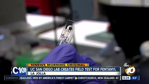 UC San Diego lab creates testing strip for Fentanyl