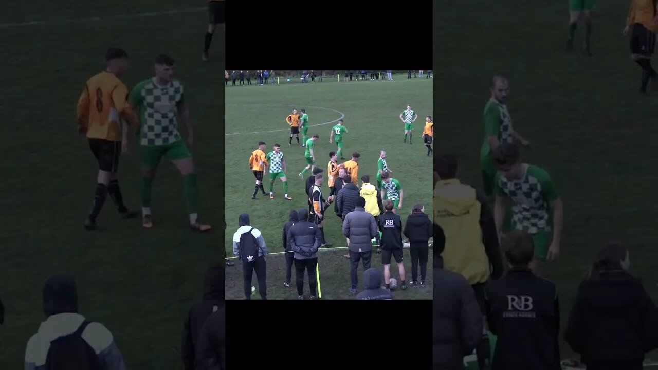 Grassroots Football | Red Card After a Dangerous Tackle! #shorts