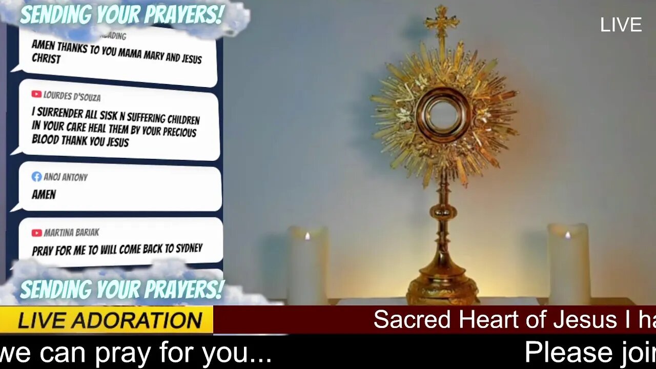 Please join us for this special time of prayer and let us know how we can pray for you.