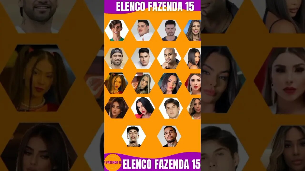 🤠× elenco da Fazenda 15 •°•°•° #davimateus #erikricarte #sidneysampaio #whendytavares