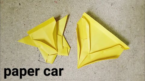 How to make easy paper toy car for kids / nursery craft ideas / paper craft easy