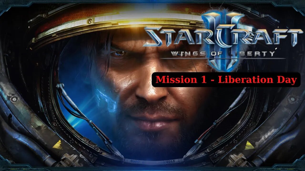 Starcraft 2 Wings Of Liberty Walkthrough Mission 1 Liberation Day - No Commentary (HD 60FPS )