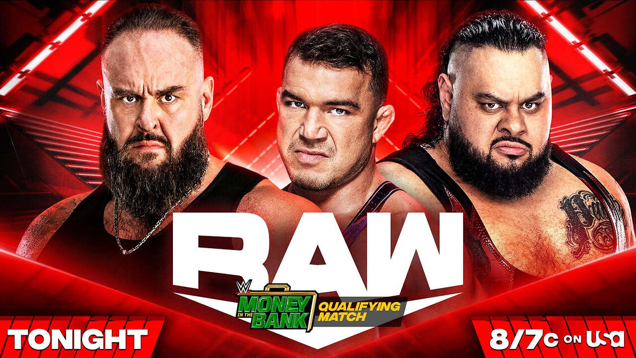 Braun Strowman vs. Bronson Reed vs. Chad Gable (MITB Qualifier) #shorts