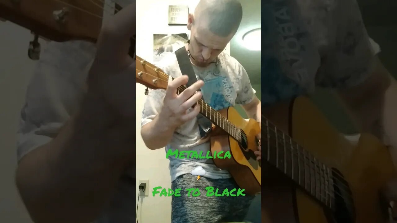 Fade to Black #metallica #rockmusic #rocknroll #guitarcover #coversong #accousticcover #musician